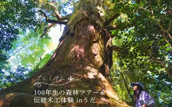 100年生の 森林ツアー ＆ 伝統木工体験 inうだ プレミアム／ 体験 関西 子供 親子 チケット 森林浴 ハイキング 木工体験 伝統工芸 林業 夏休み 宿題 MORITO 森庄 森庄銘木産業 奈良県 宇陀市 ふるさと納税
