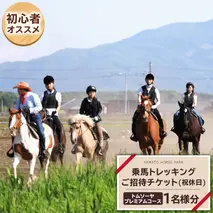 乗馬体験１回コース（20分）  乗馬 トレッキング 体験チケット アウトドア  [DE007sa]