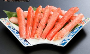 訳あり お刺身OK！本ずわい蟹むき棒身 500g　 完全殻むき100％可食OK