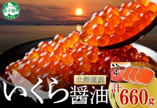 年内配送 12月15日まで受付 2994.いくら醤油漬け 220g×3個 いくら醤油 イクラ しょうゆ漬け いくら イクラ 醤油 海鮮 魚介 いくら丼 鮭 魚卵 贈答 ギフト 送料無料 北海道 弟子屈町