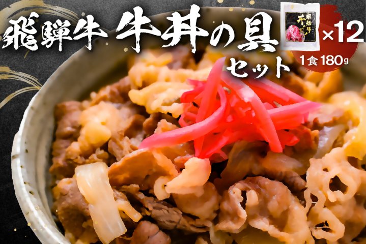 飛騨牛　牛丼の具12食セット【0016-005】　クチコミで探すならふるさと納税ニッポン！