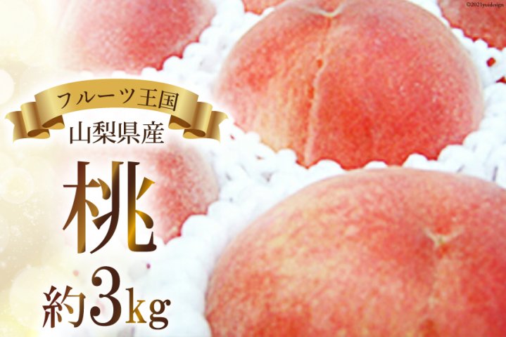 フルーツ王国山梨の桃(3kg) | クチコミで探すならふるさと納税ニッポン！