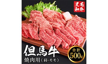 010AA05N.但馬牛経産牛　焼肉用（肩・モモ）500ｇ