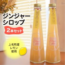 【上毛町産レモン使用】ジンジャーシロップ　2本セット