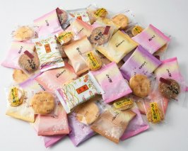 No.025 笑顔の玉手箱（箱入60袋） ／ お菓子 おせんべい おかき 埼玉県