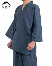 061-31　静岡県認定ブランド「武襯衣」　網目織作務衣