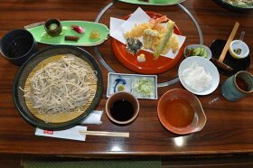 仙寿庵　二八蕎麦と天ぷらセット【梅の膳】ペアお食事券