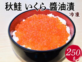 【ふるさと納税】冷凍 秋鮭 いくら 醬油漬 250ｇ ※着日指定不可 ※離島への配送不可
