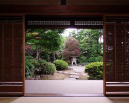 No.199 丹徳庭園一棟貸し　ペア宿泊券（平日1泊） ／ 露天風呂 日本庭園 枯山水 貸し切り 埼玉県
